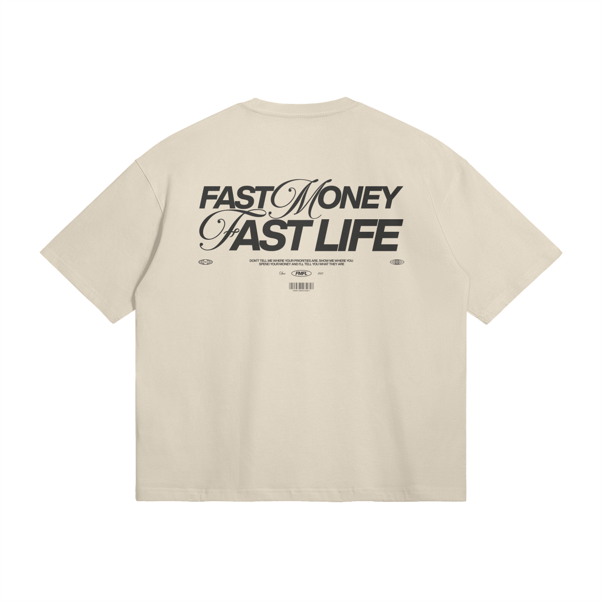 FAST MONEY OVERSIZED TEE