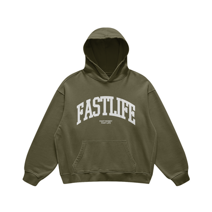 FASTLIFE WASHED VINTAGE UNISEX HOODIE