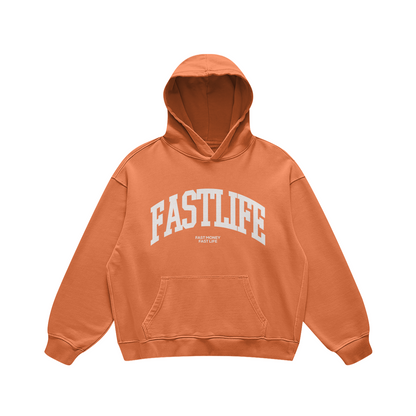 FASTLIFE WASHED VINTAGE UNISEX HOODIE